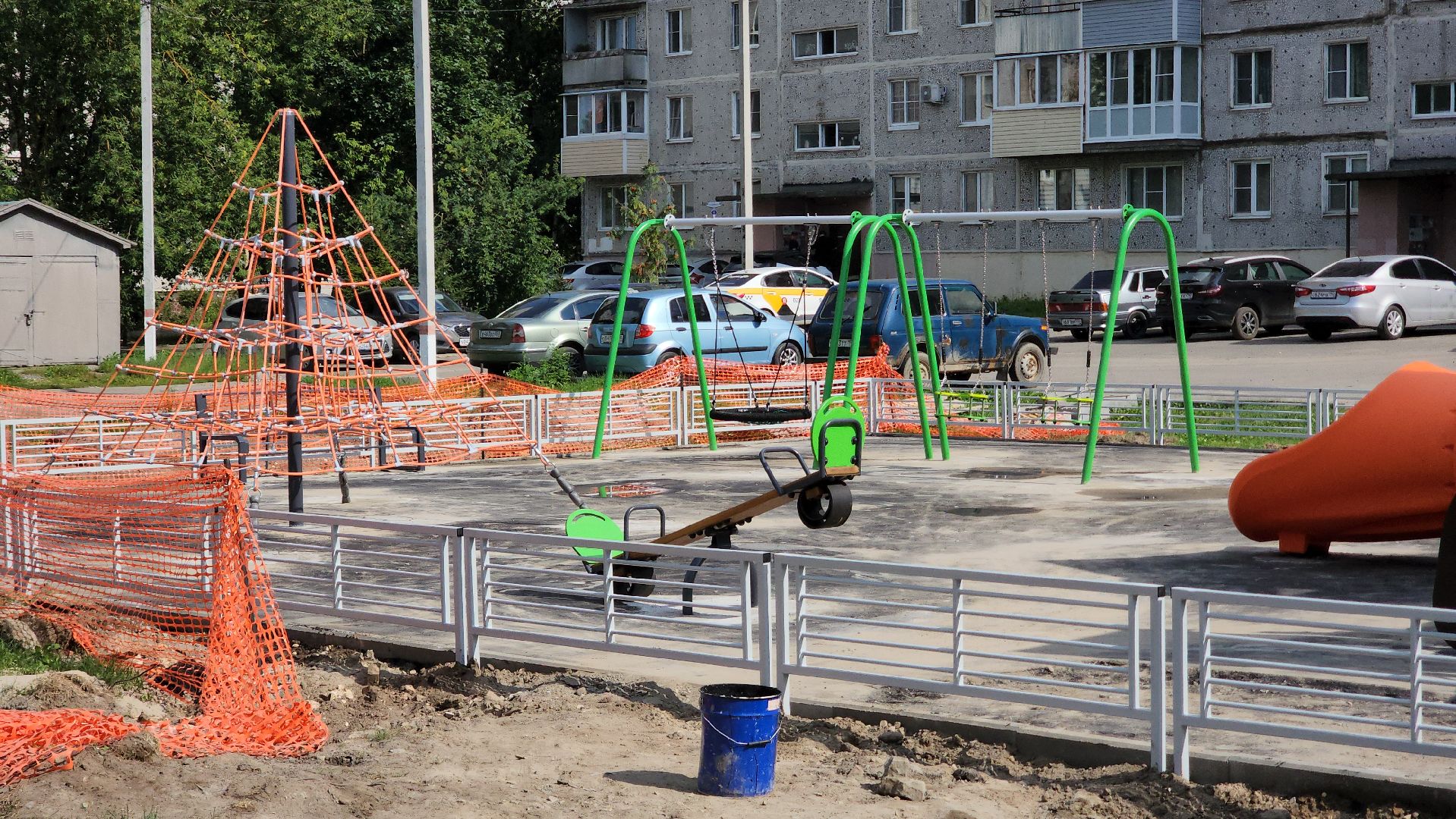 павловский посад, детская площадка , строительство,