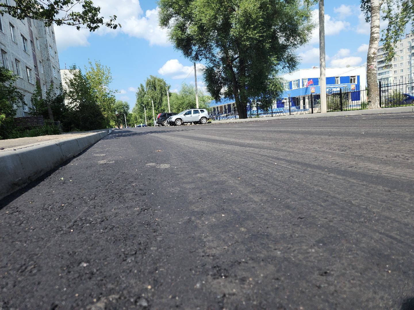 благоустройство дворов, орехово-зуевский округ, дрезна,