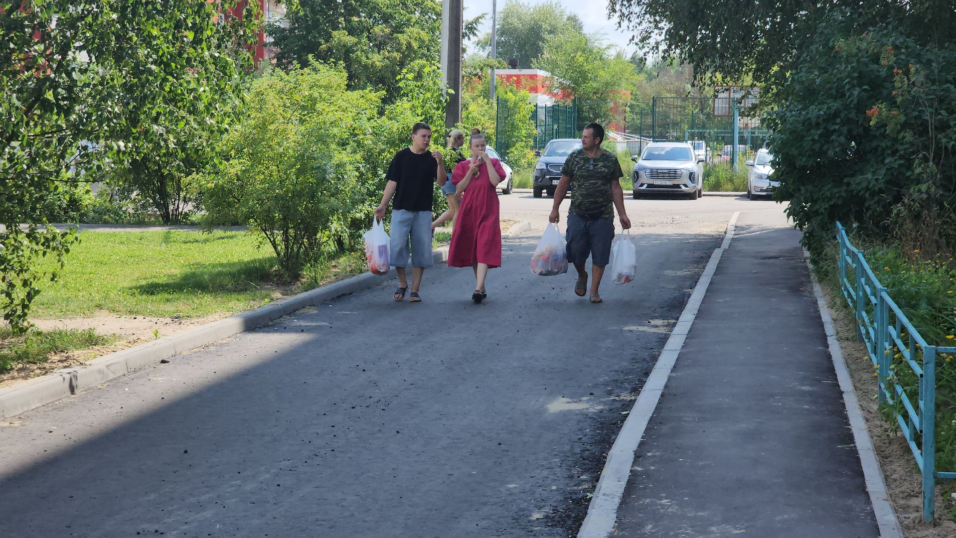 благоустройство дворов, орехово-зуевский округ, дрезна,