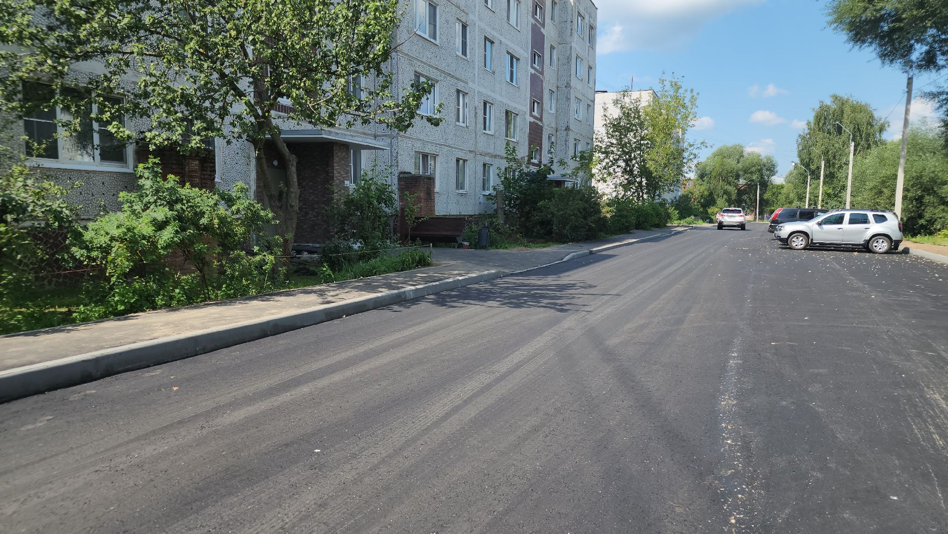 благоустройство дворов, орехово-зуевский округ, дрезна,