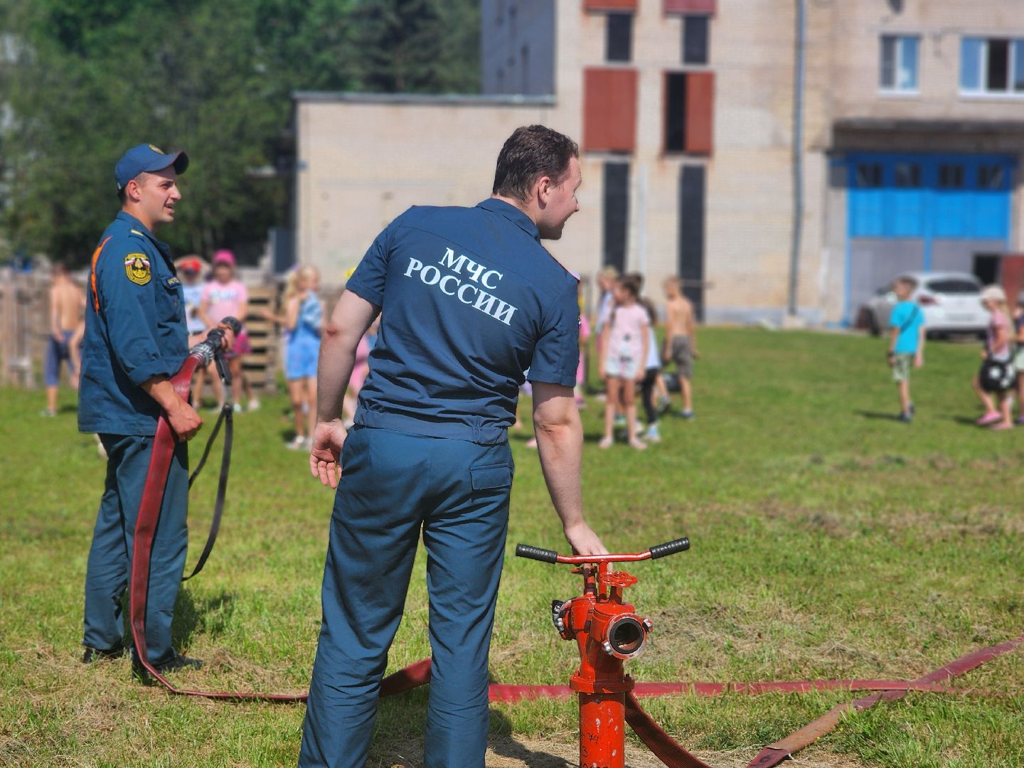 дубна, мчс россии, пожарная часть, летний лагерь,