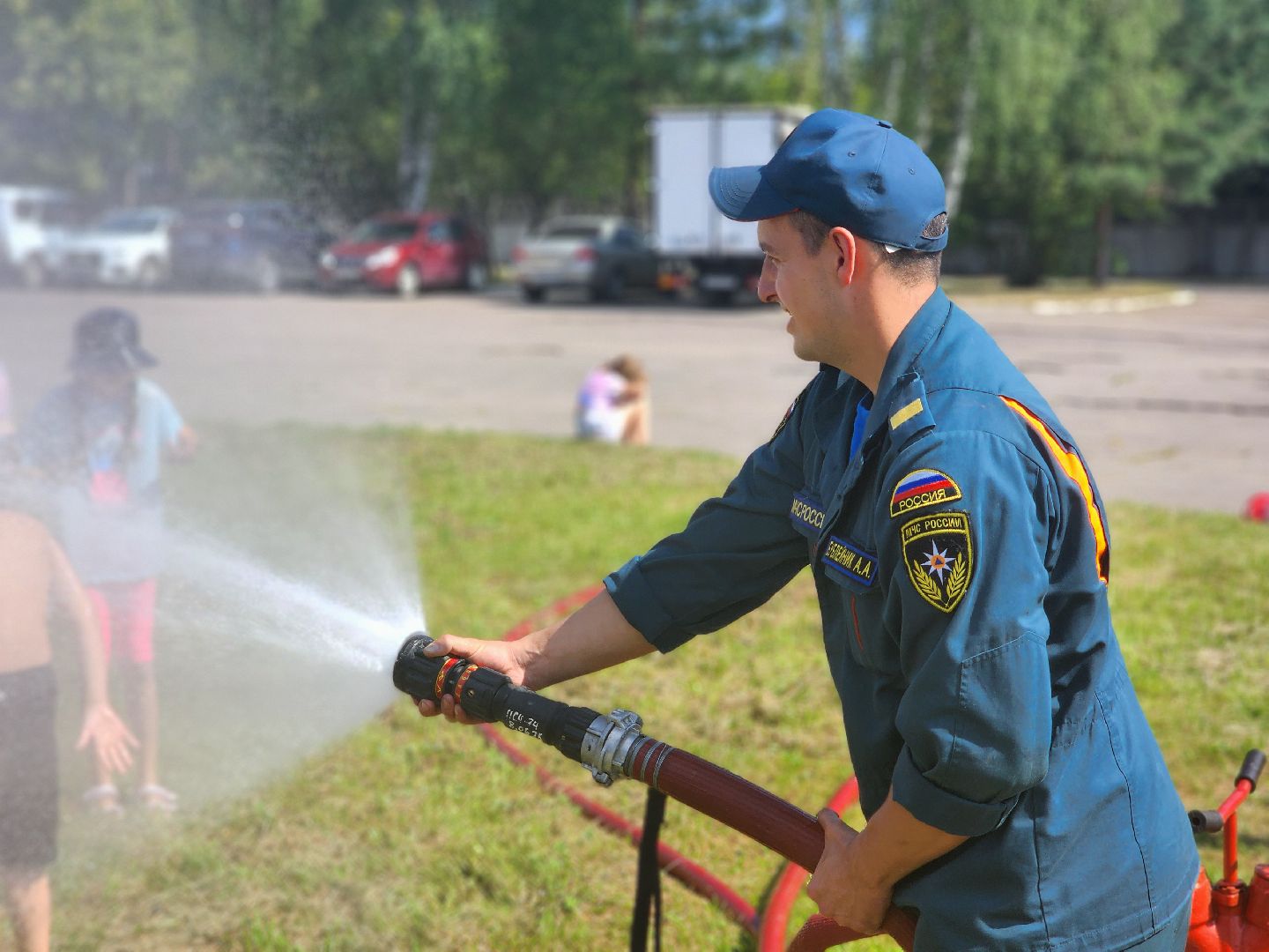 дубна, мчс россии, пожарная часть, летний лагерь,