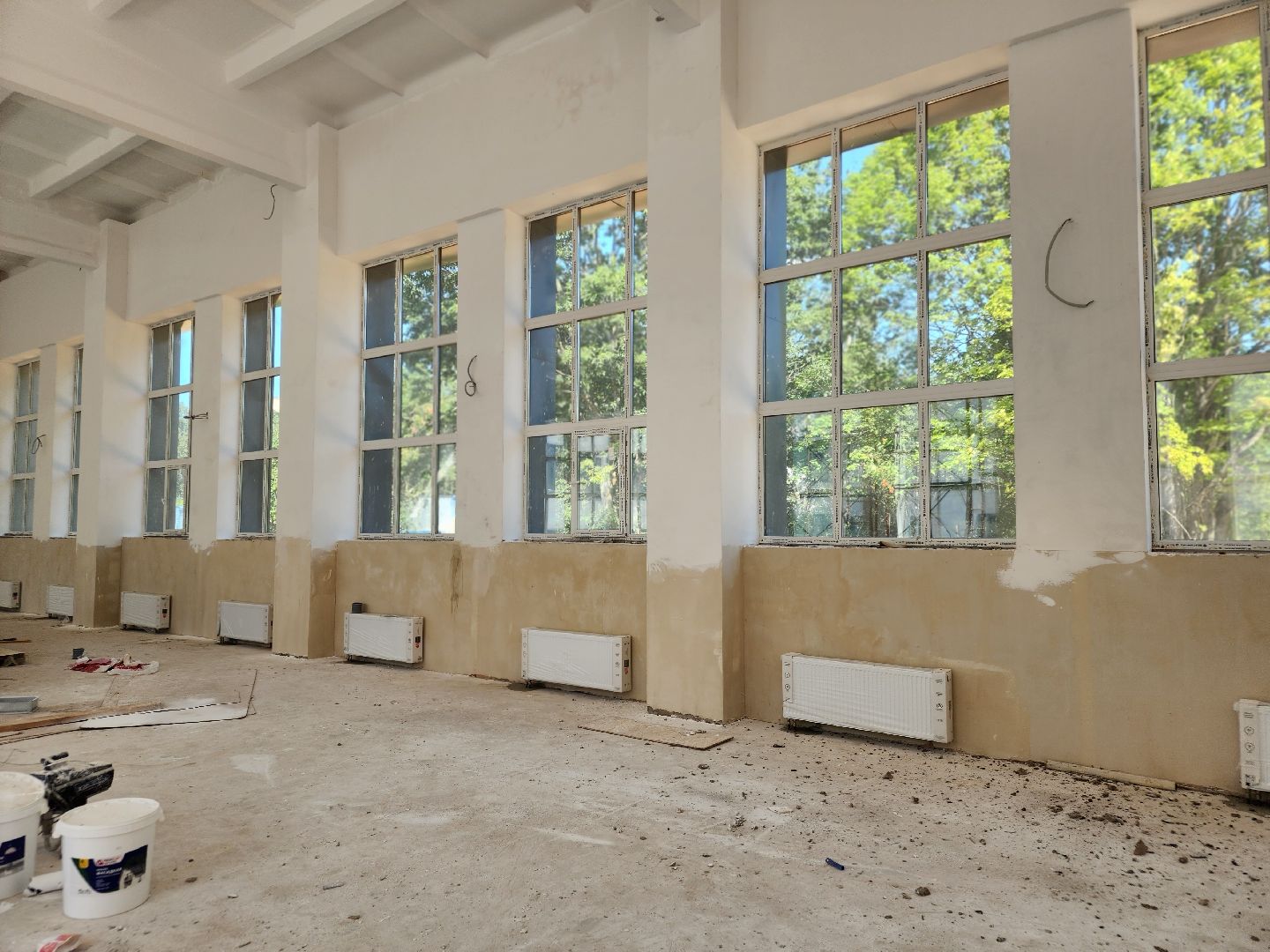 школа 8 пересвет, капитальный  ремонт, средняя школа 8, 1 сентября, замена инженерных сетей, замена кровли, утепление фасада, спортплощадка,