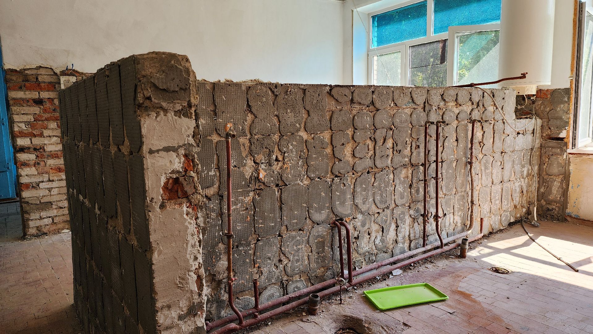 капитальный ремонт школы, Демонтаж , Лобня,Школа 3,