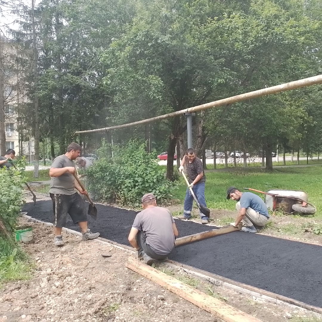 городской округ восход, благоустройство, формирование комфортной городской среды, пешеходная дорожка,