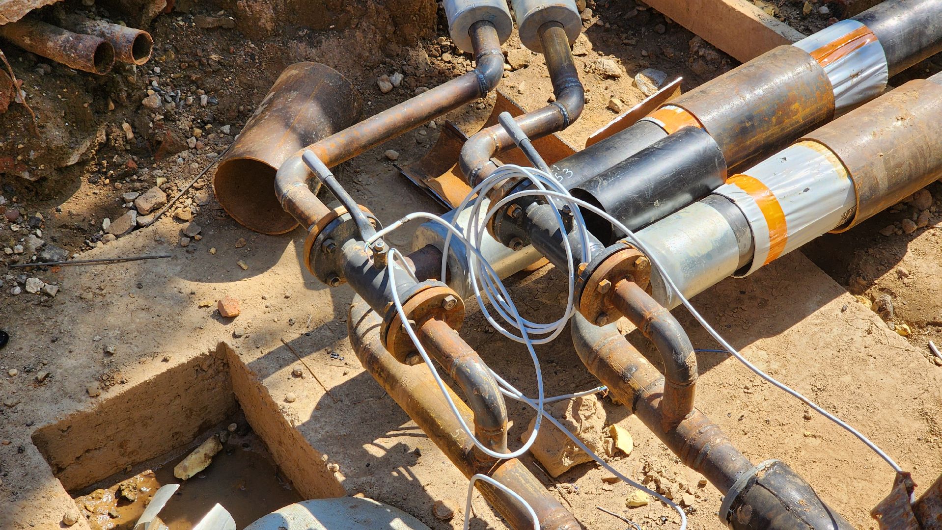 солнечногорск, микрорайон поварово, капремонт теплосети, жкх,