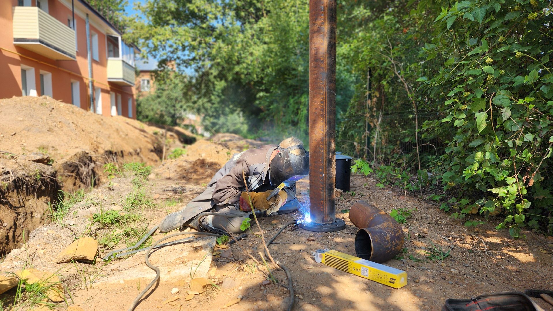 солнечногорск, микрорайон поварово, капремонт теплосети, жкх,