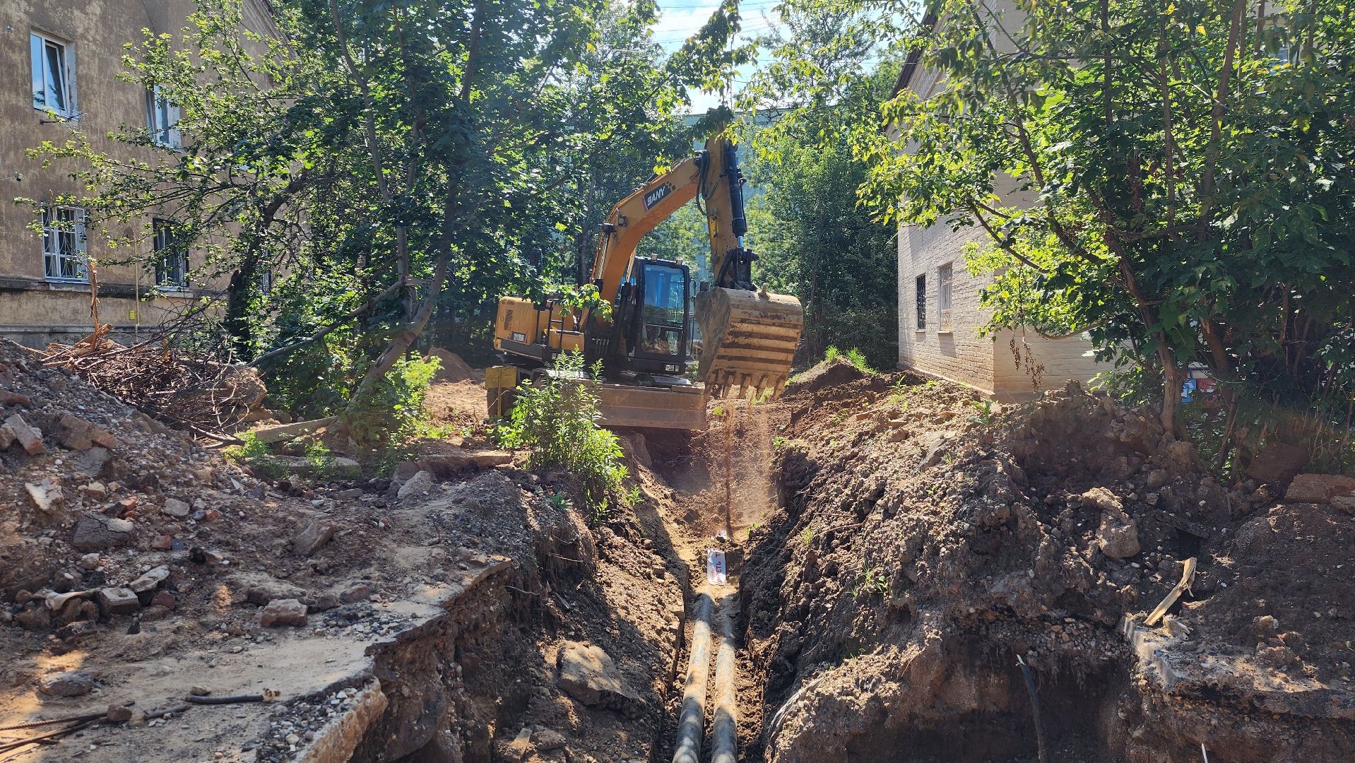 солнечногорск, микрорайон поварово, капремонт теплосети, жкх,