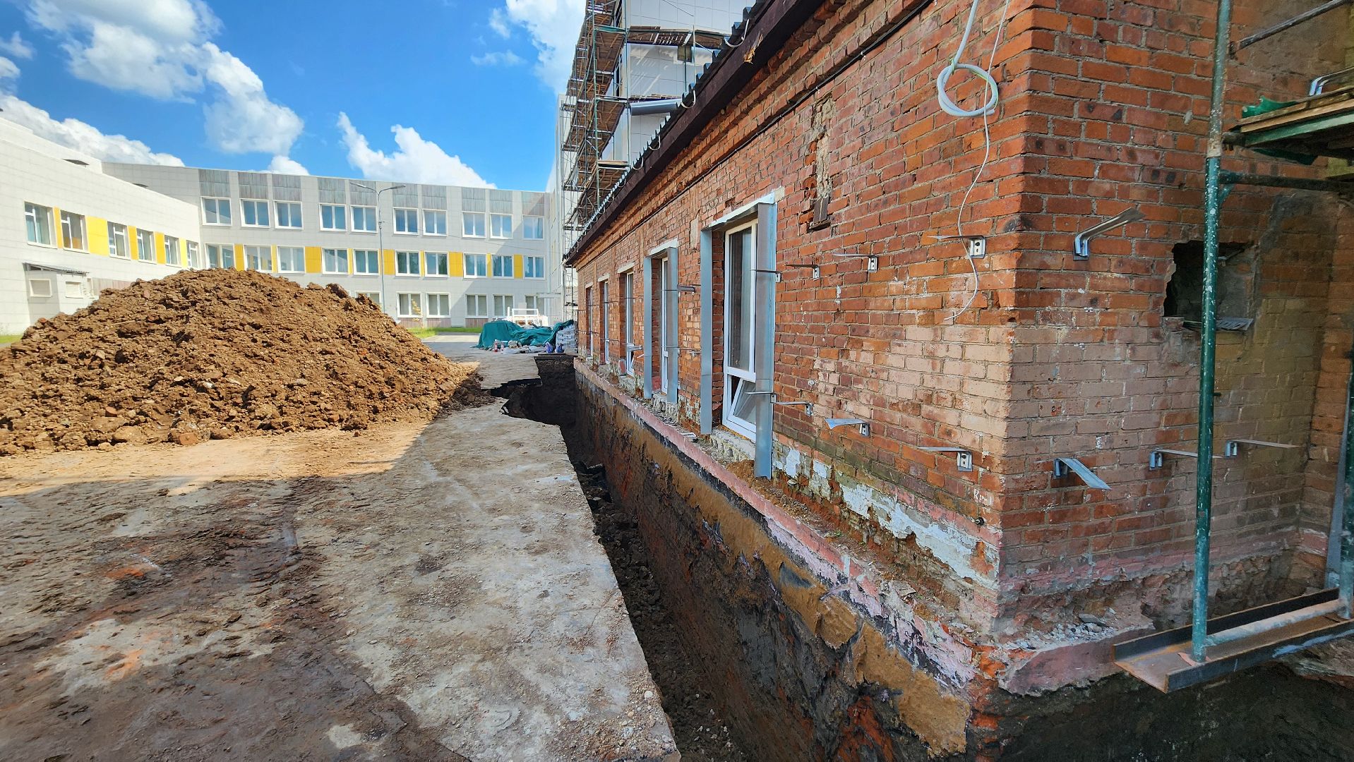 солнечногорск, микрорайон поварово, поваровская школа, капремонт школы,