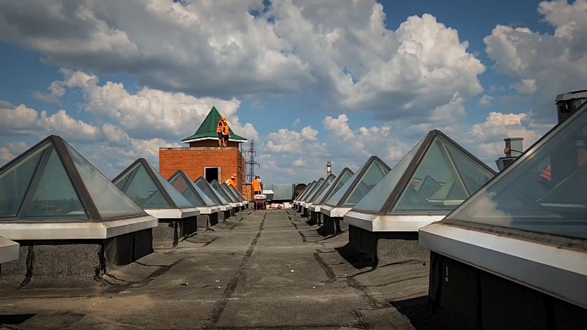 бронницы, ремонт крыши гимназии, ремонт кровли гимназии в бронницах,