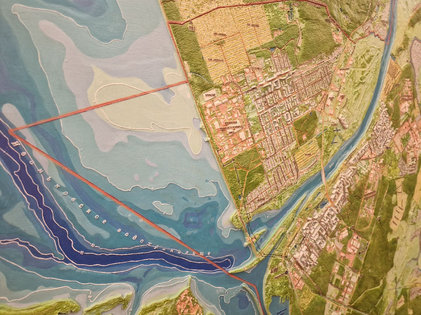 Дубна, КартаДубны,