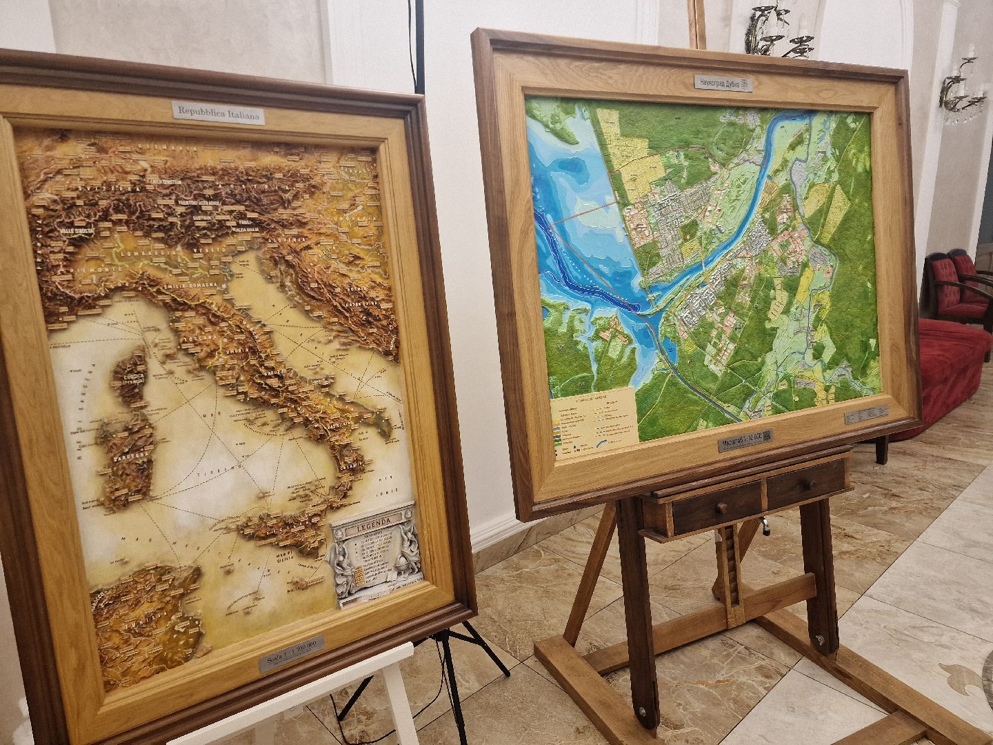 Дубна, КартаДубны,