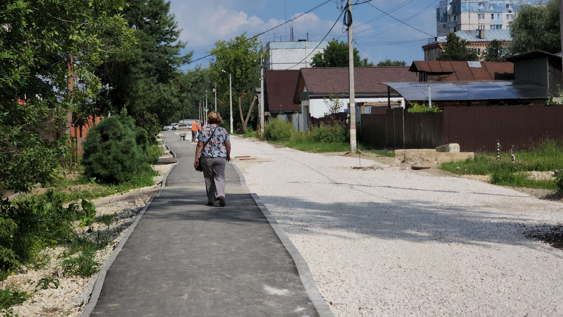 павловский посад ,  строительство , дорога,