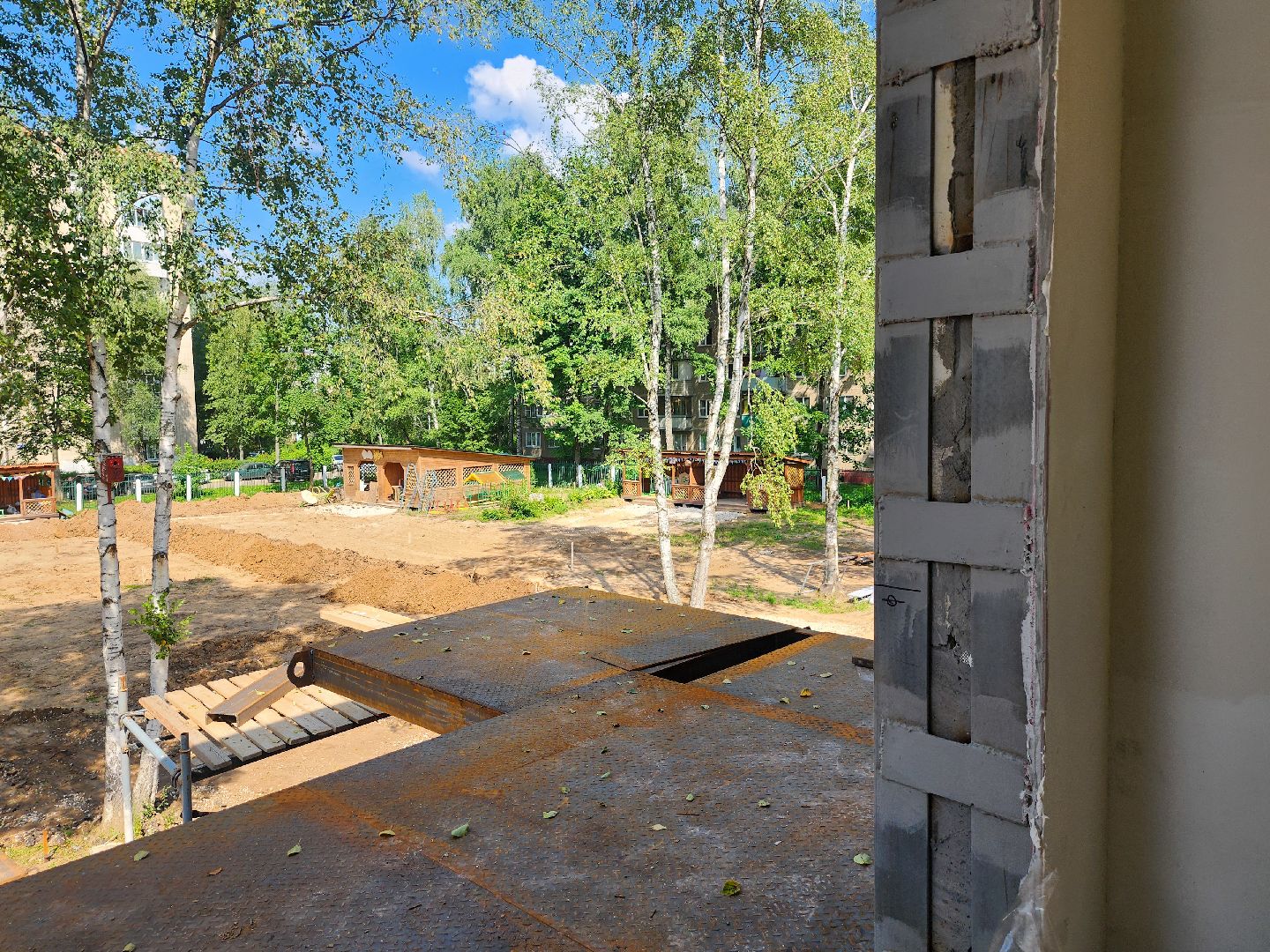 Подольск,  капремонт детского сада, фасадные работы, капитальный ремонт,