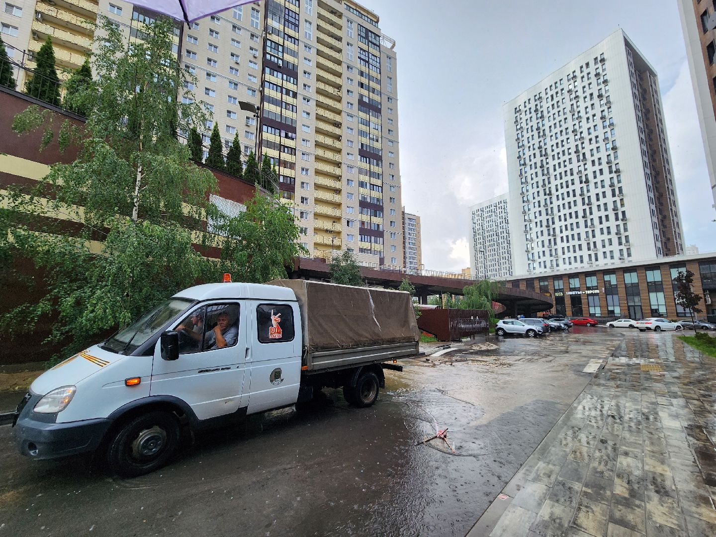 Авария на сетях, Утечка холодной воды, Жкх, Пушкино,