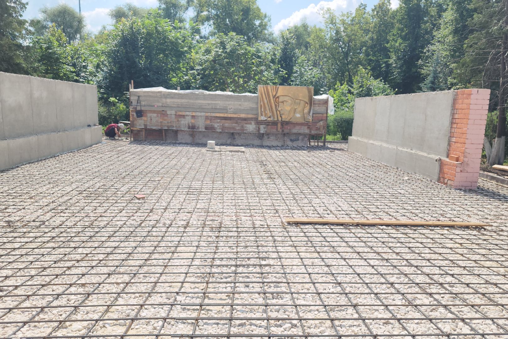 благоустройство 2025, ремонт памятника вов, дрезна, орехово-зуевский округ,