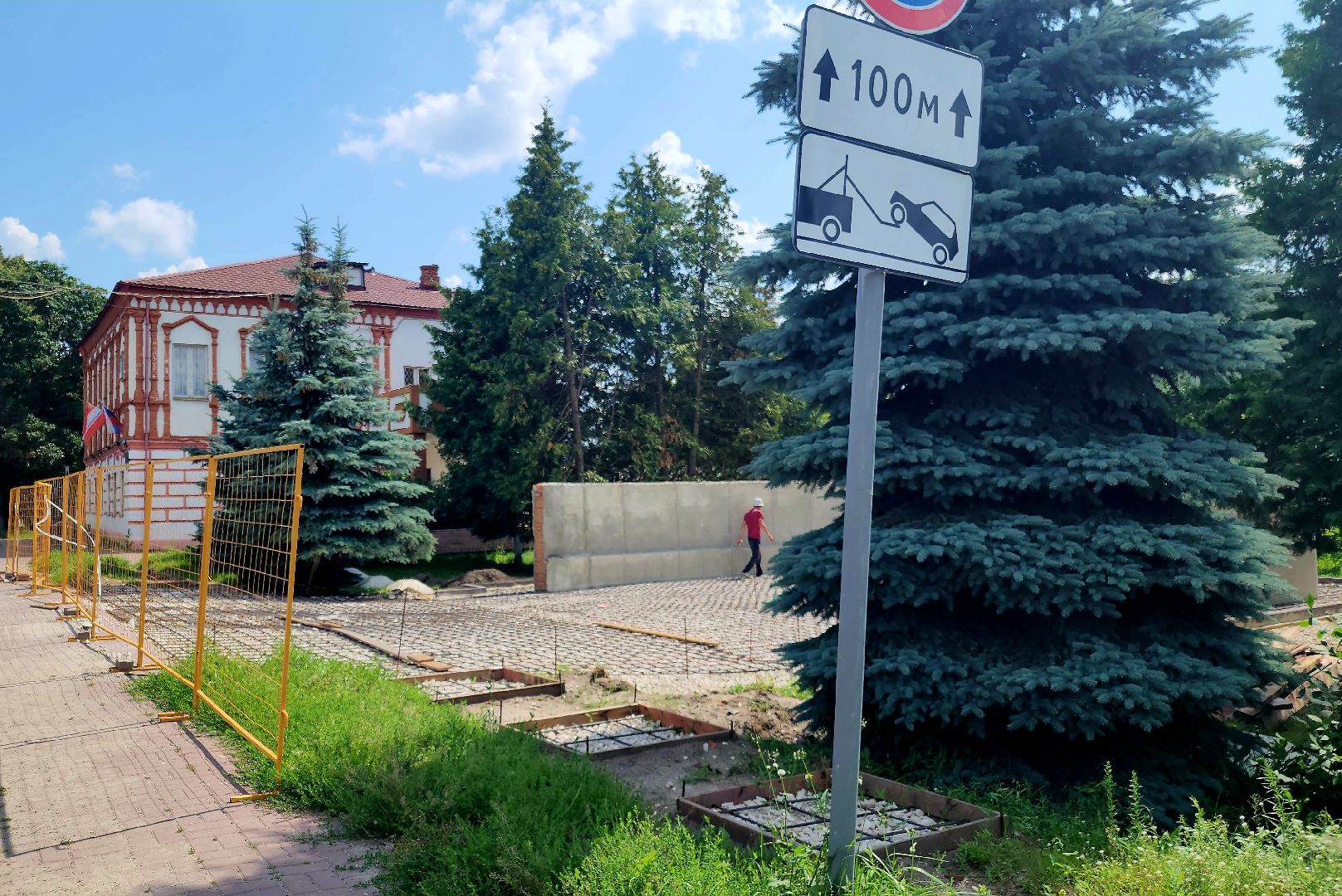 благоустройство 2025, ремонт памятника вов, дрезна, орехово-зуевский округ,