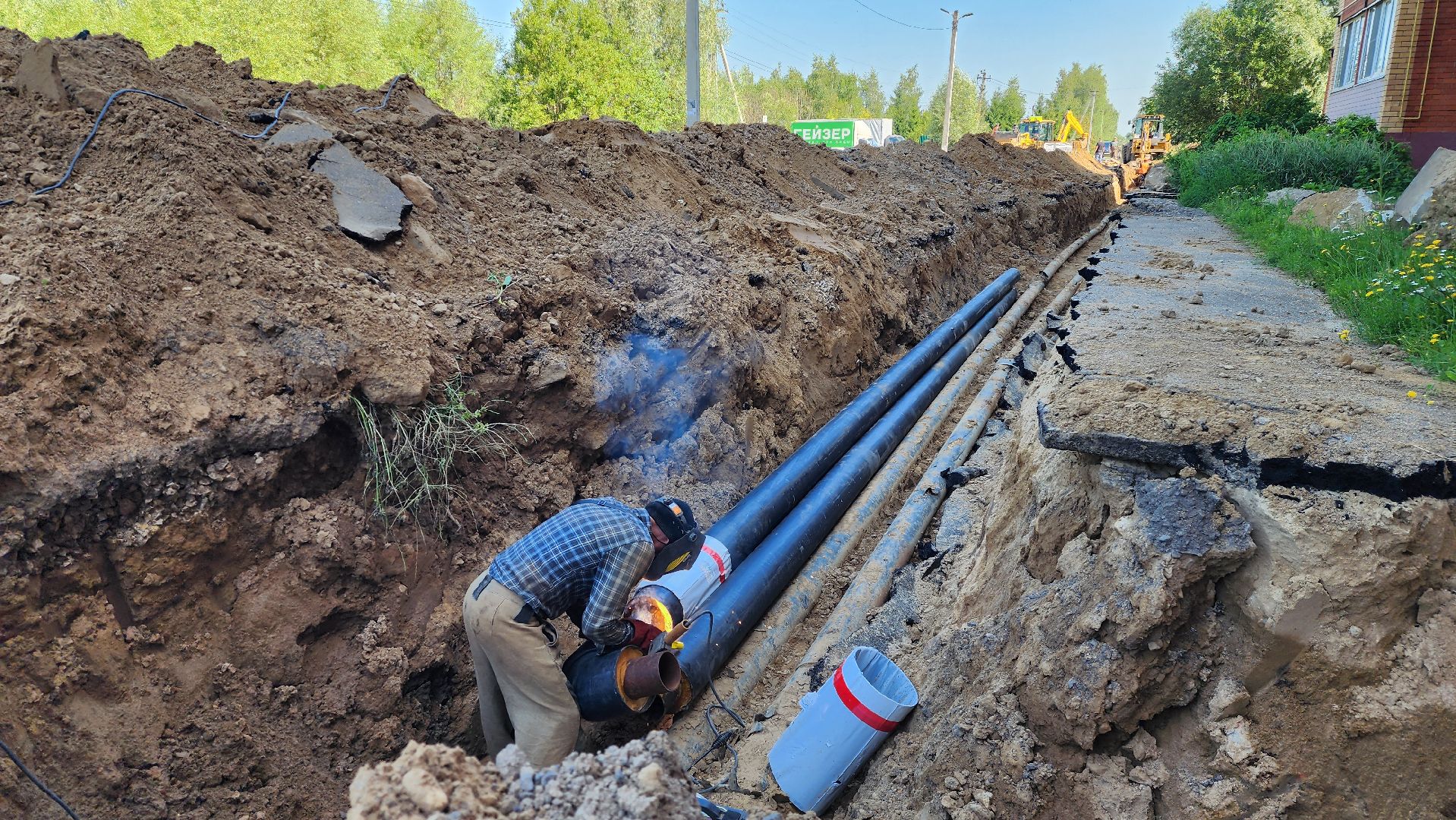 истра, теплотрасса, жкх, капремонт теплосети,