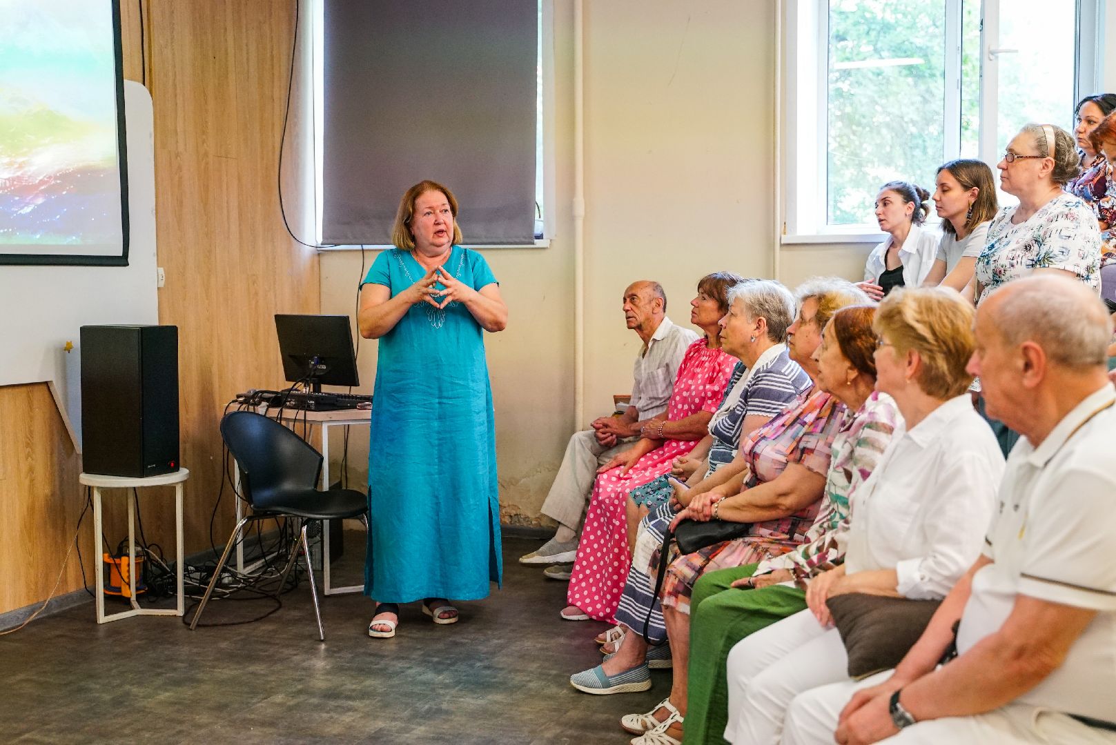 лекция, айвазовский, встреча, жители,