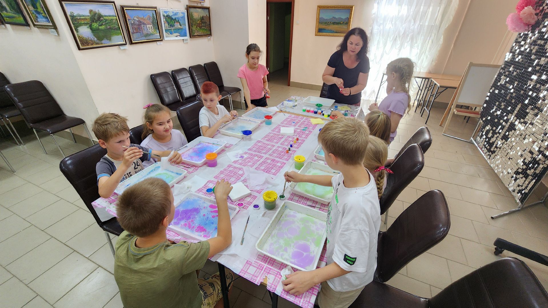 летняя досуговая площадка, протвино, протвинская библиотека,