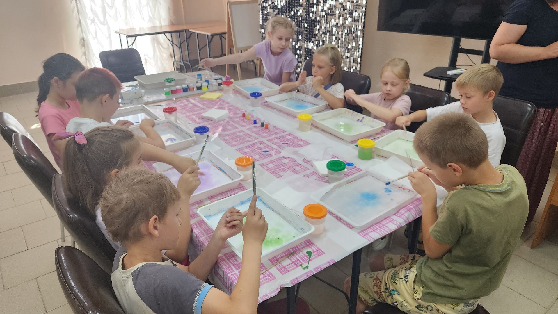 летняя досуговая площадка, протвино, протвинская библиотека,