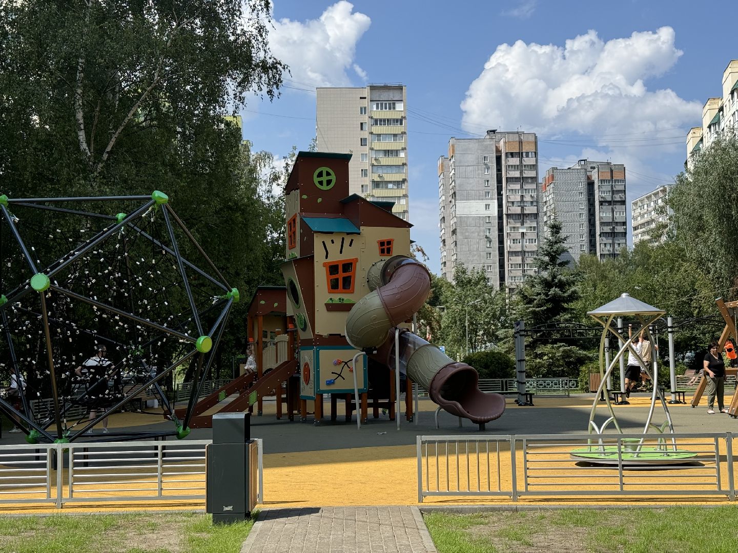 новая детская площадка , губернаторская детская площадка, ленинский городской округ,