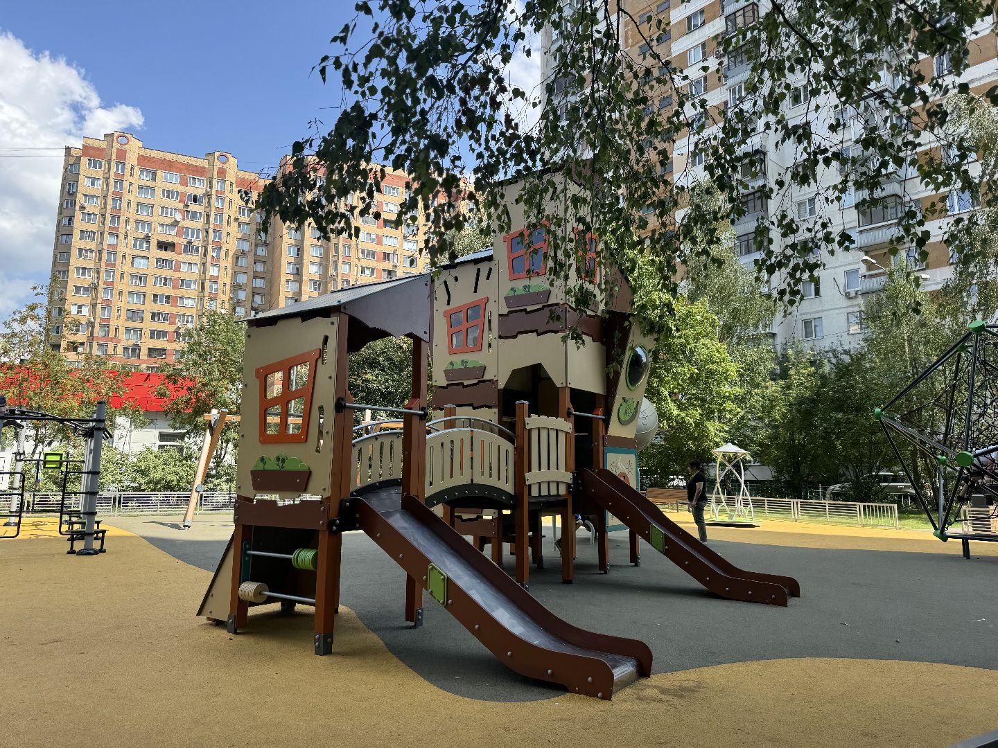 новая детская площадка , губернаторская детская площадка, ленинский городской округ,