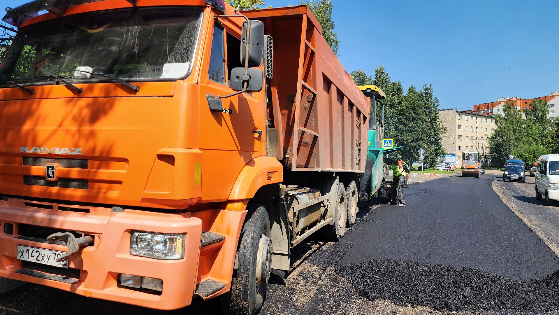 ремонт дорог, истра,