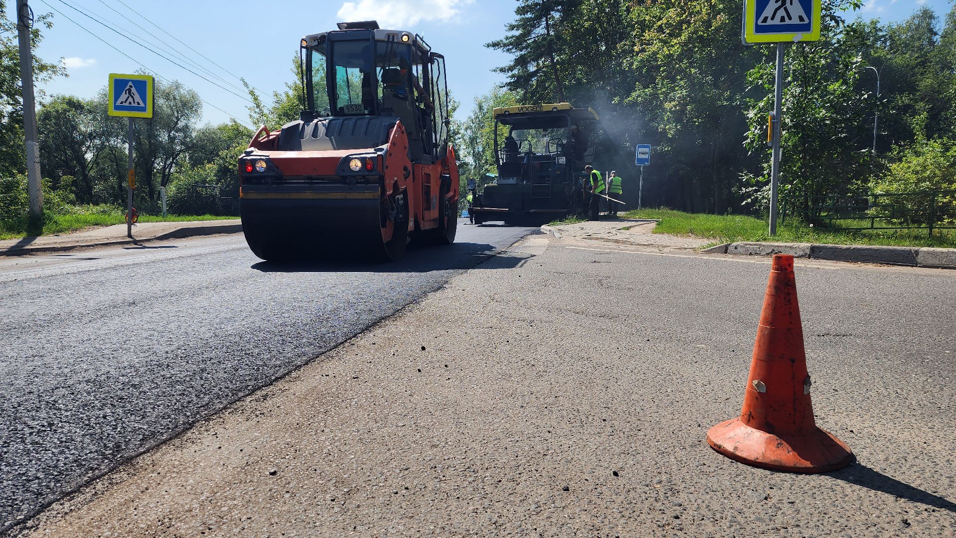 ремонт дорог, истра,