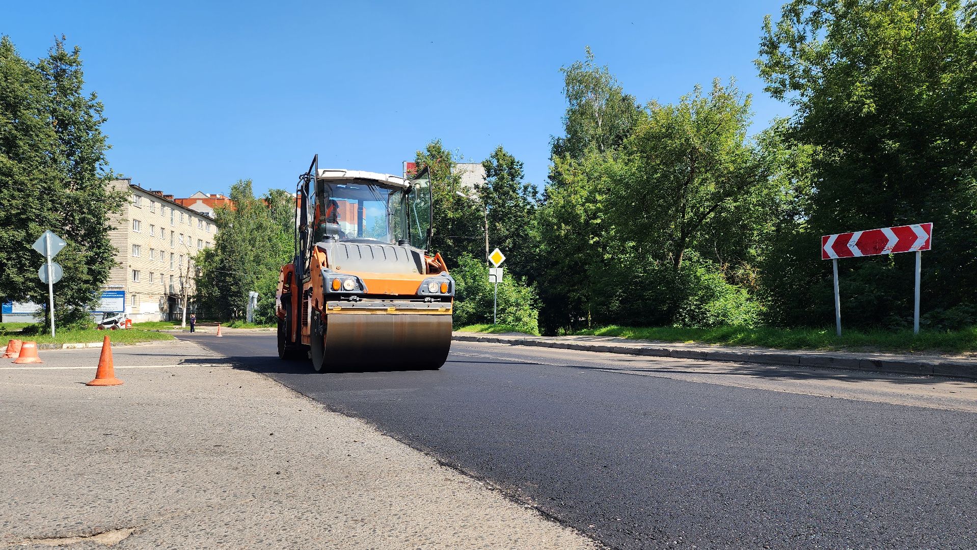 ремонт дорог, истра,