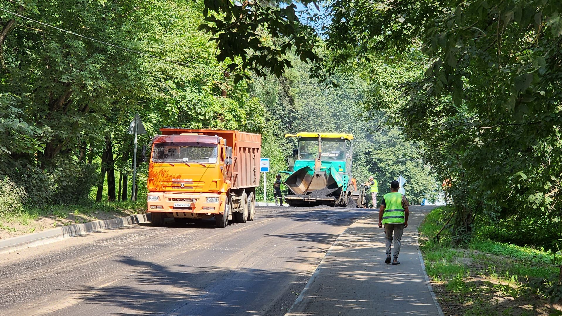 ремонт дорог, истра,