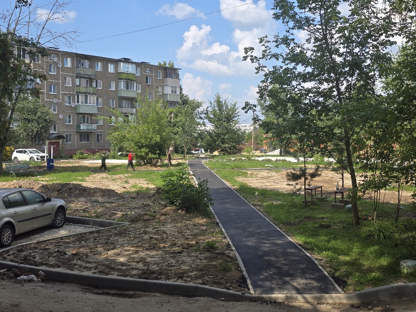 Коломна, благоустройство дворов, формирование комфортной городской среды,