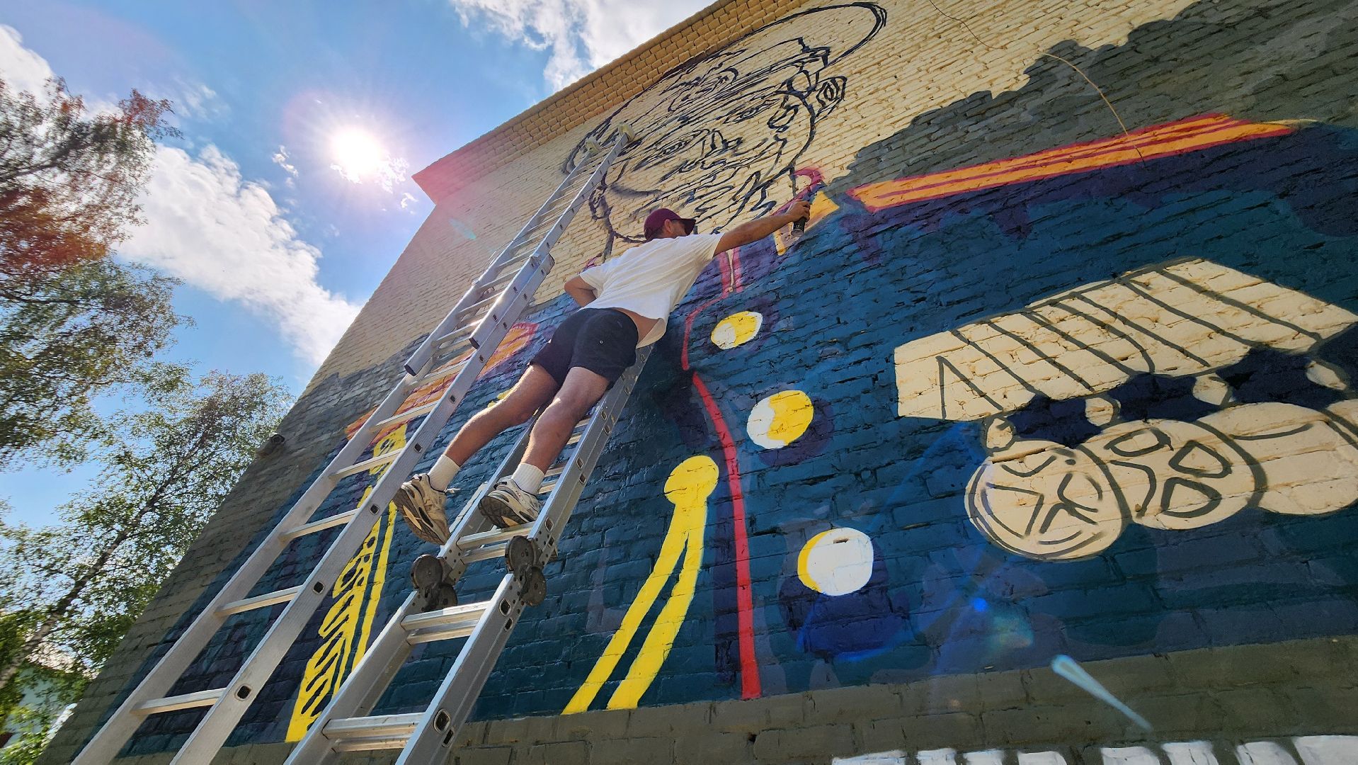 руза, брикет, мурал, первый кадетский казачий корпус, казачество,