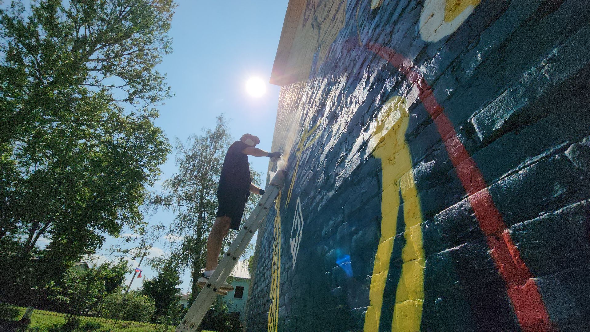 руза, брикет, мурал, первый кадетский казачий корпус, казачество,