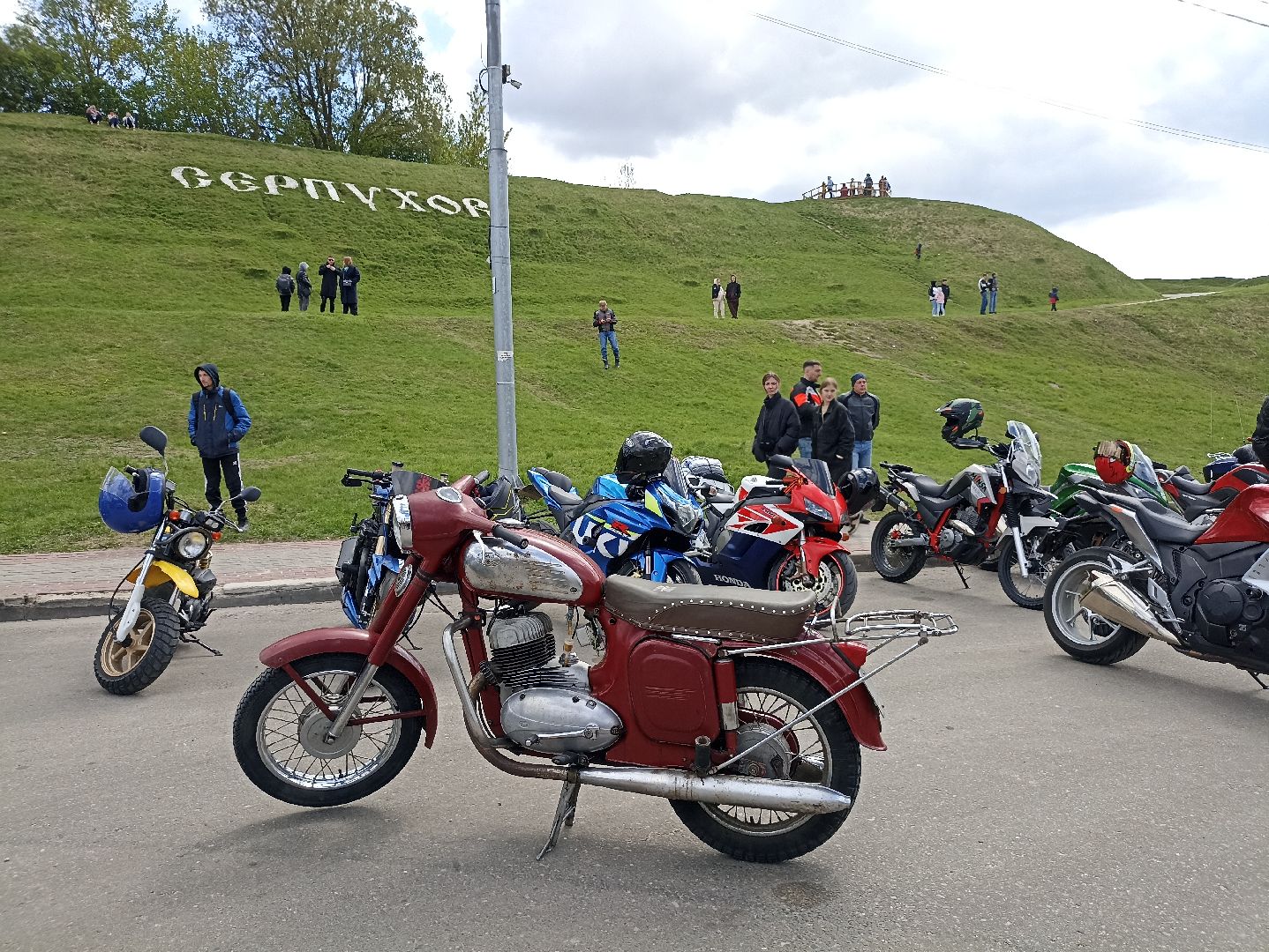 Серпухов, Подмосковье, мотоциклы, байкеры, открытие сезона