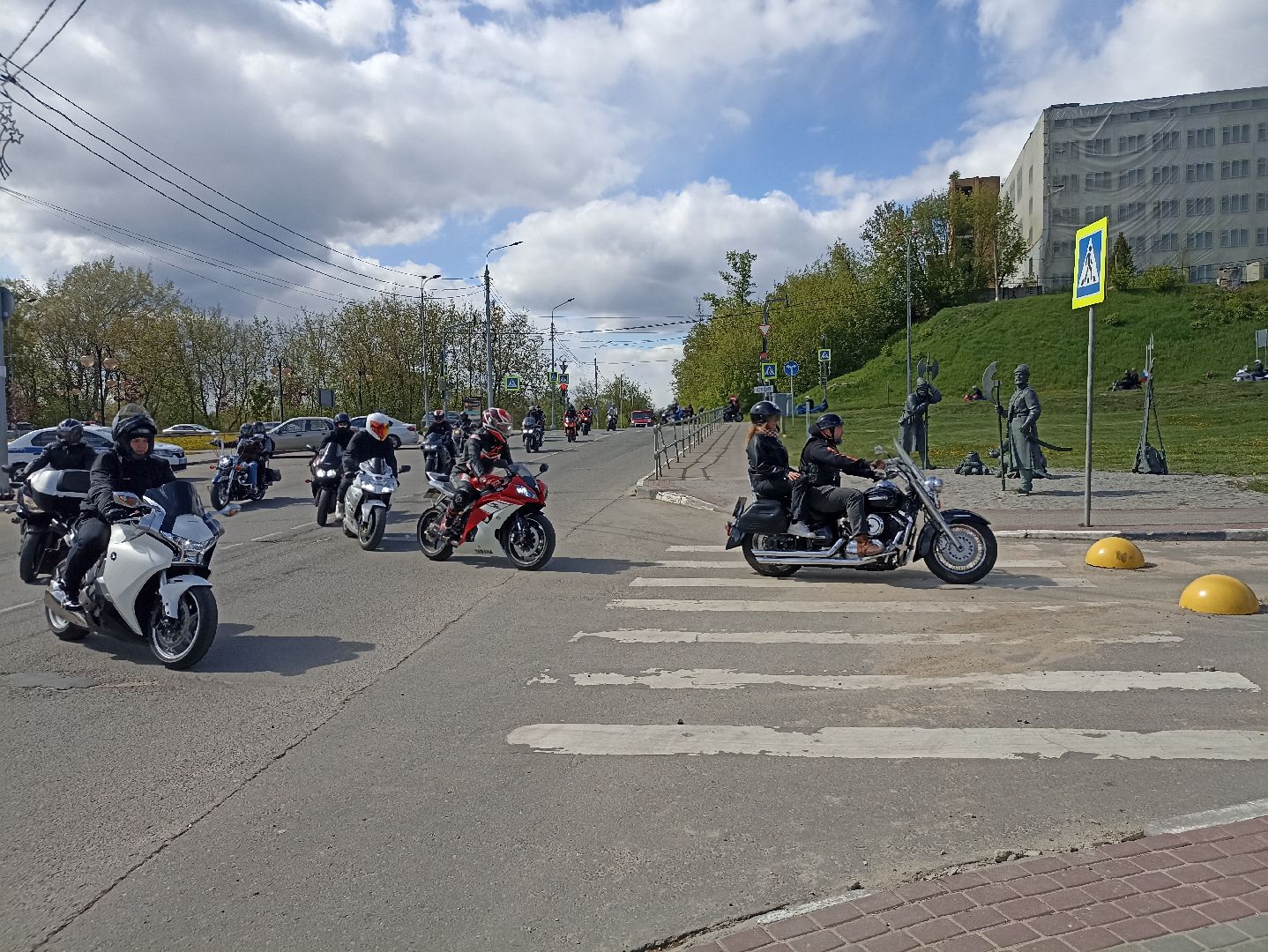 Серпухов, Подмосковье, мотоциклы, байкеры, открытие сезона