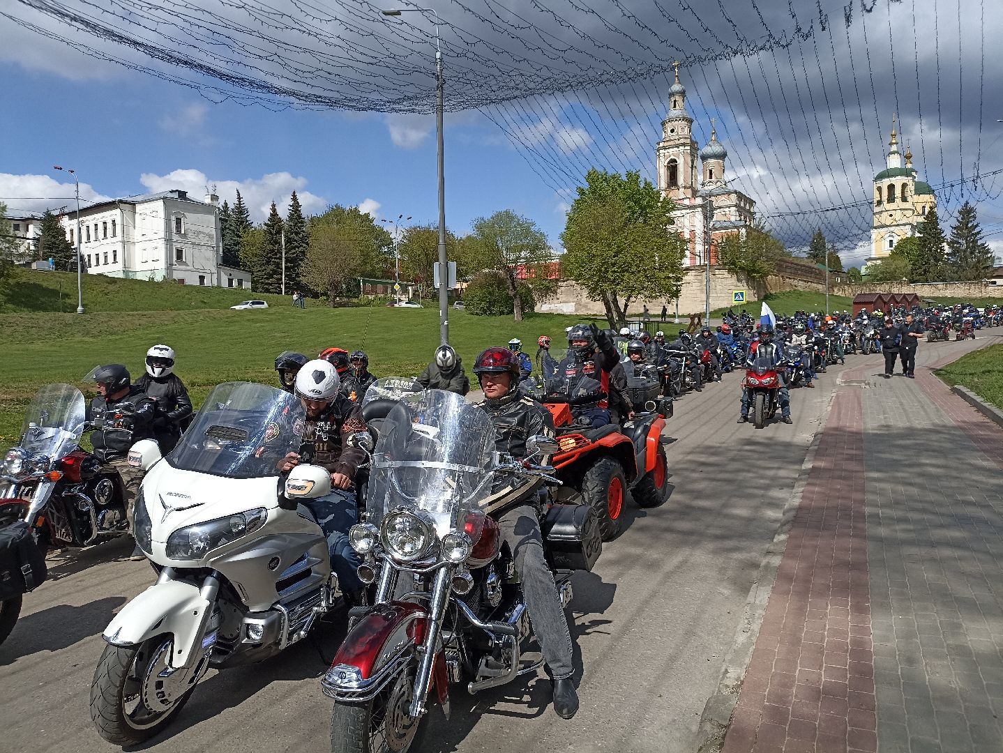 Серпухов, Подмосковье, мотоциклы, байкеры, открытие сезона