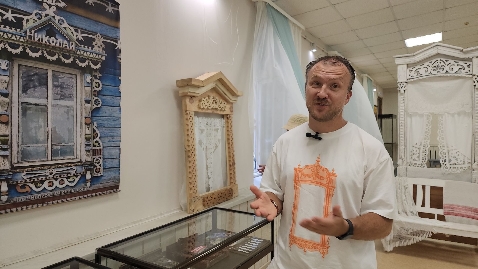 луховицы, культурно-выставочный зал, музей луховицы, выставка наличников, народное творчество,