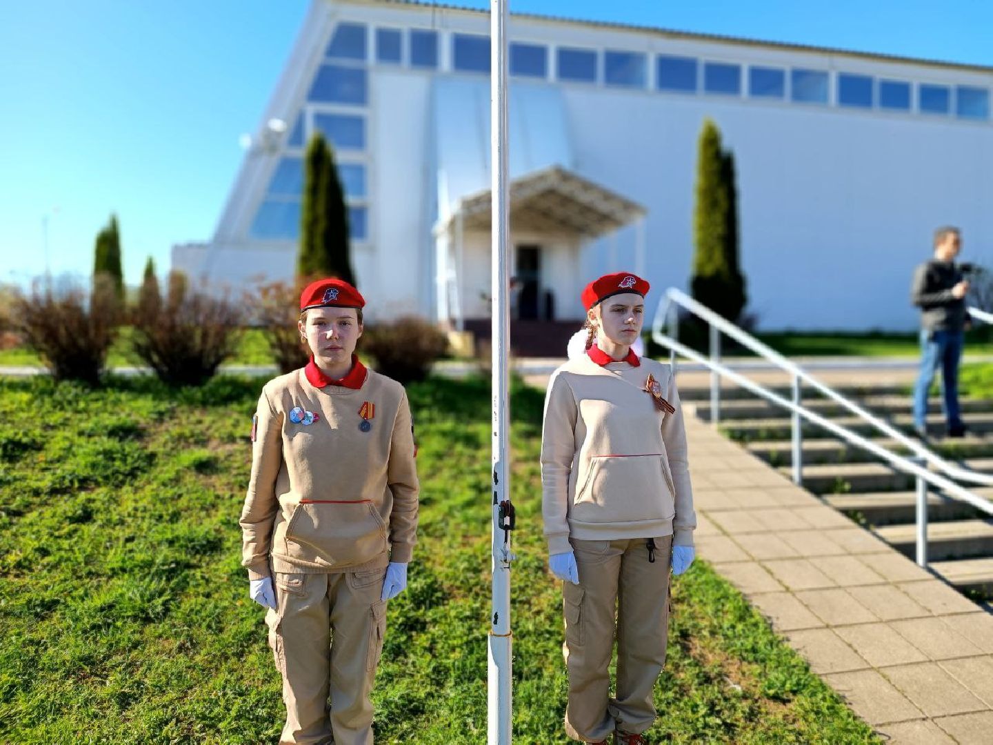 Можайск, Можайский городской округ, Подмосковье, День Победы, герой, ветеран, советский солдат, Бессмертный полк, школьники, шествие, память
