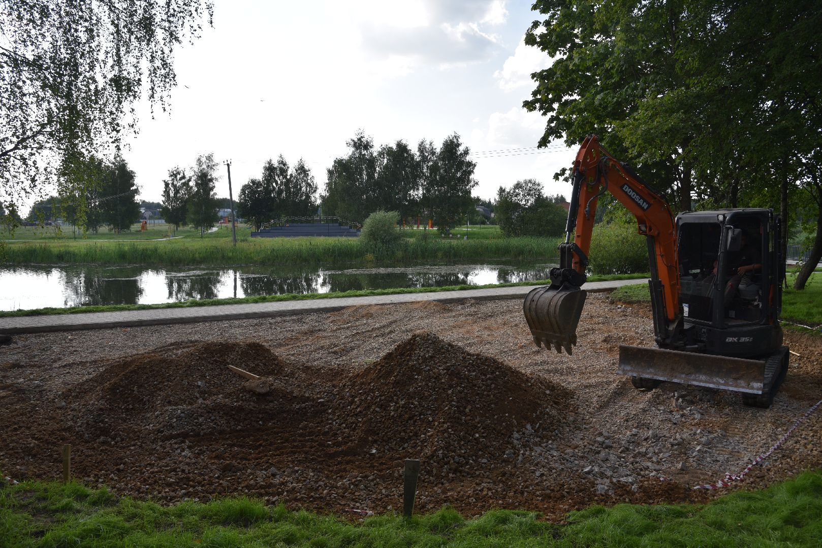 лотошино, красный ручей, благоустройство, формирование комфортной городской среды, нацпроект,