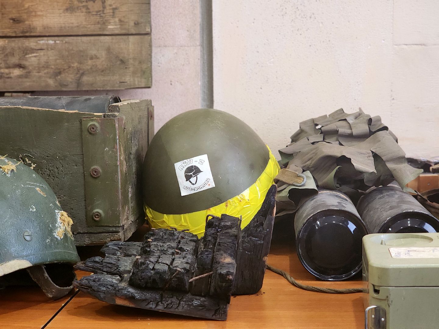 дубна, сво, военные артефакты, выставка, следственный комитет рф,дубна инициатива,молодая гвардия,