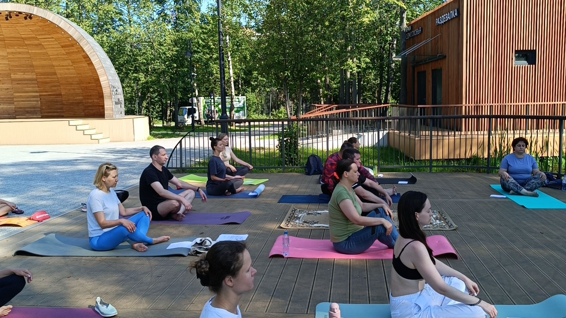 парк, йога, лобня,