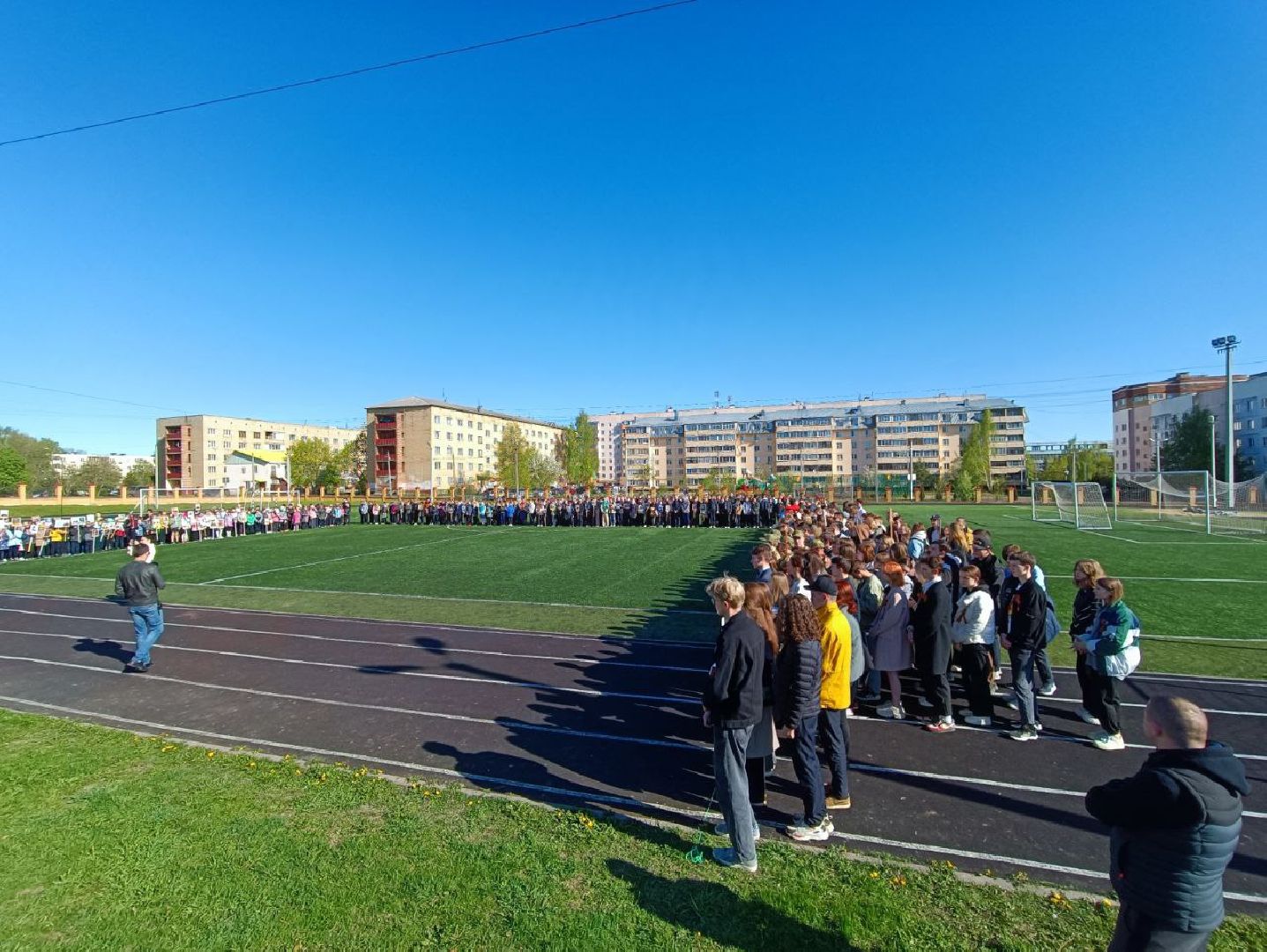 Можайск, Можайский городской округ, Подмосковье, День Победы, герой, ветеран, советский солдат, Бессмертный полк, школьники, шествие, память