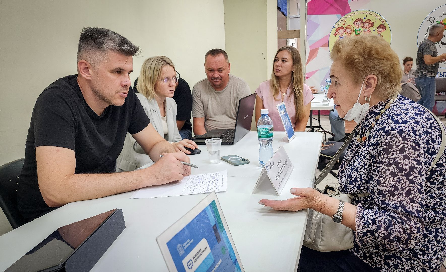 воскресенск, выездная администрация в воскресенске , выездная администрация в белоозерском, встреча с жителями воскресенск,