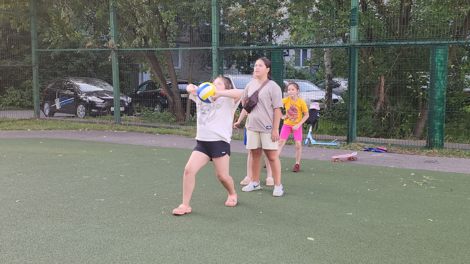 спортивная площадка, Лобня, открытие спортивной площадки,Подарок жителям города ,