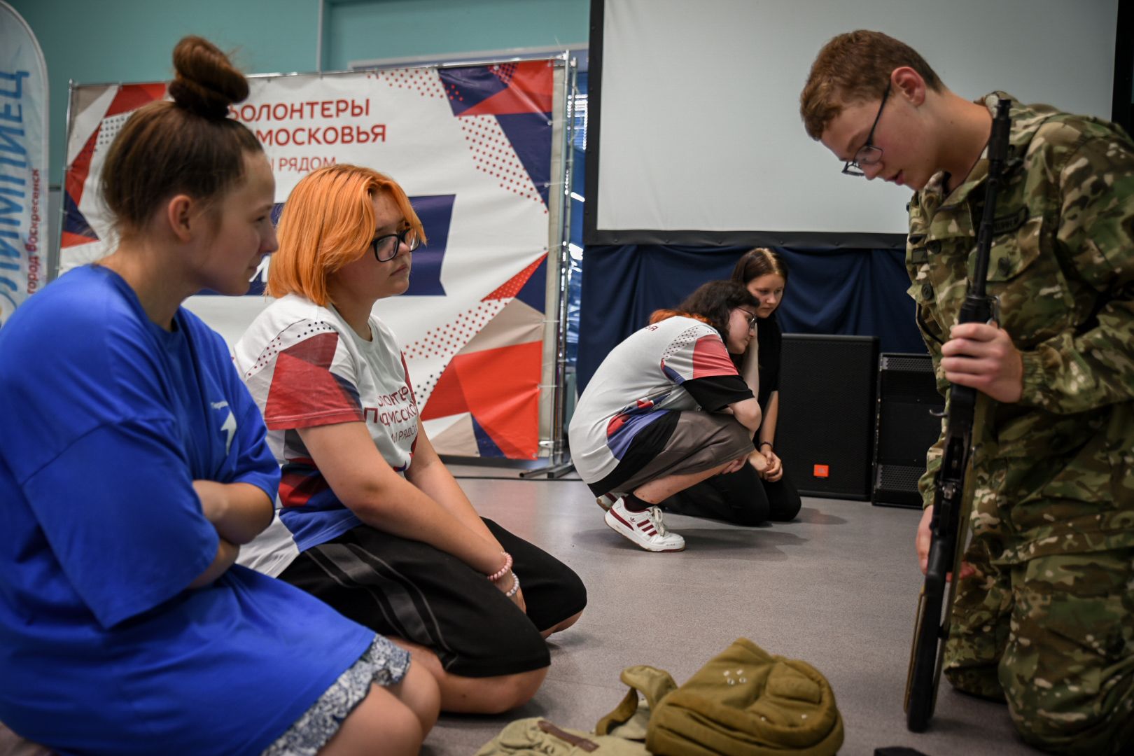 воскресенск, мастер-класс от десантников , мастер-класс по сборке парашюта,дети,