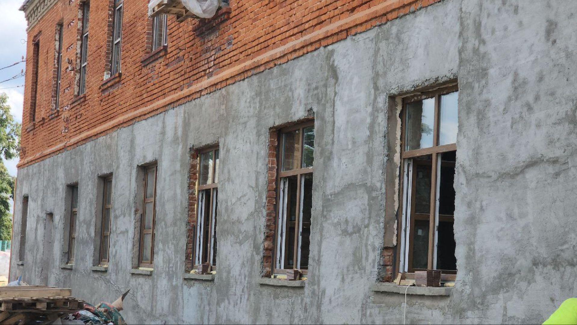 Луховицы, капитальный ремонт школы,