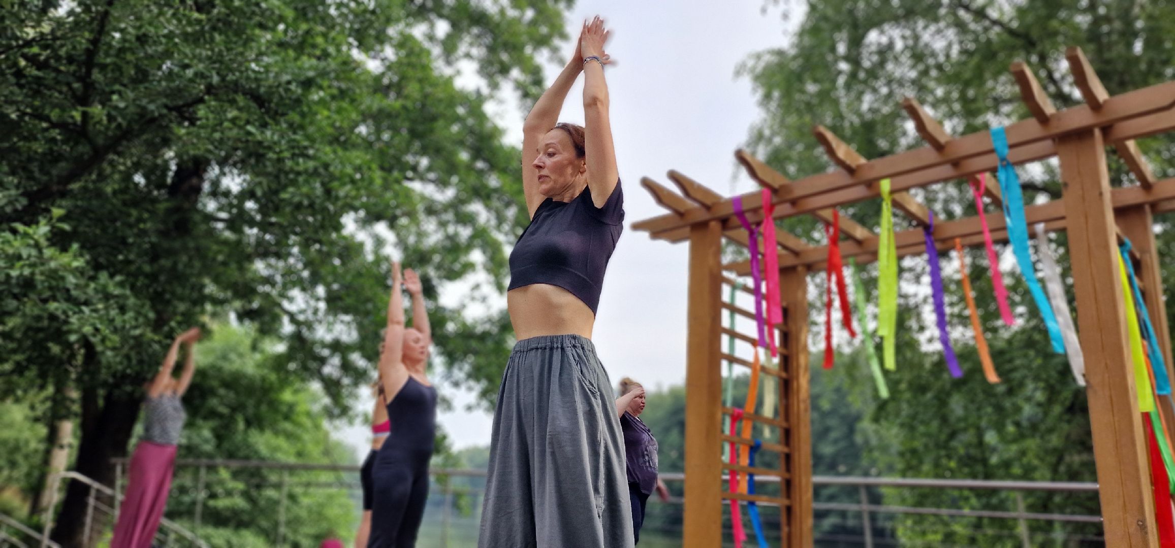 йога в пехорке, балашиха, пехорка парк,