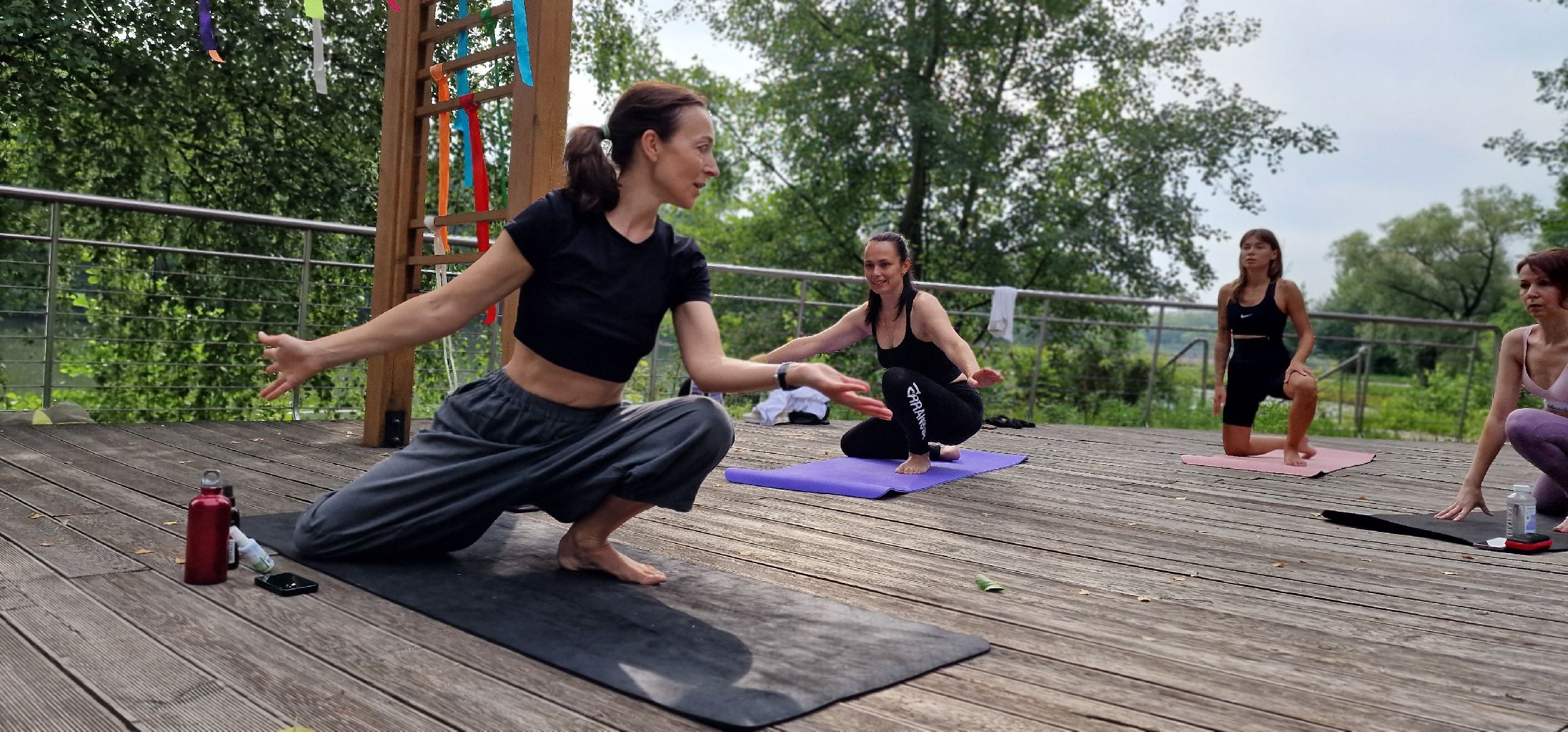 йога в пехорке, балашиха, пехорка парк,