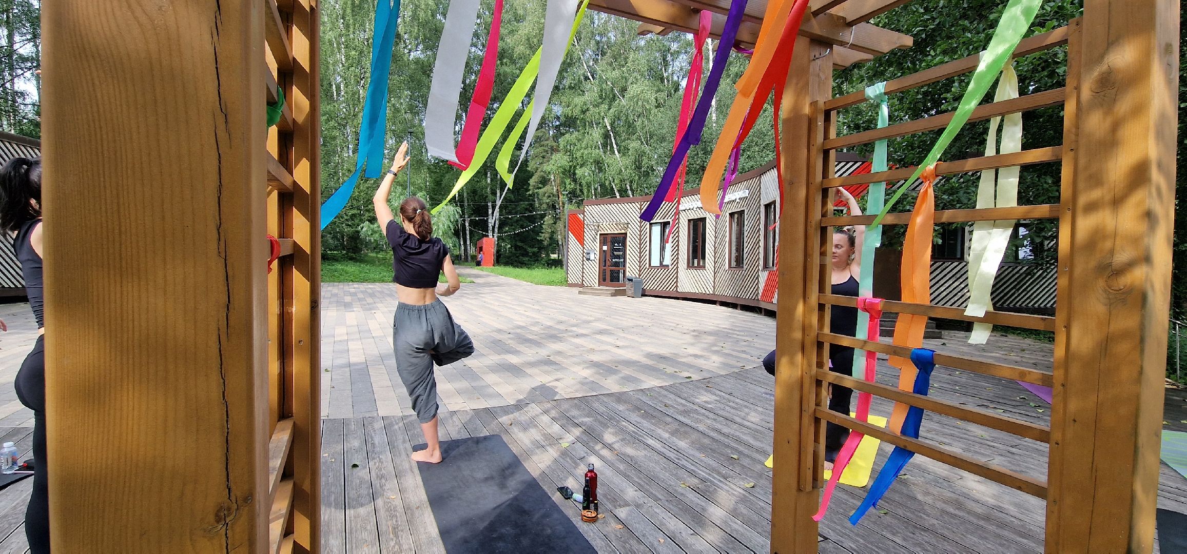 йога в пехорке, балашиха, пехорка парк,